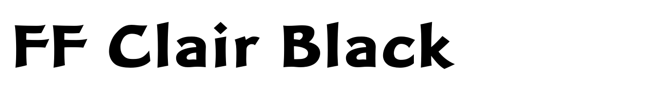 FF Clair Black